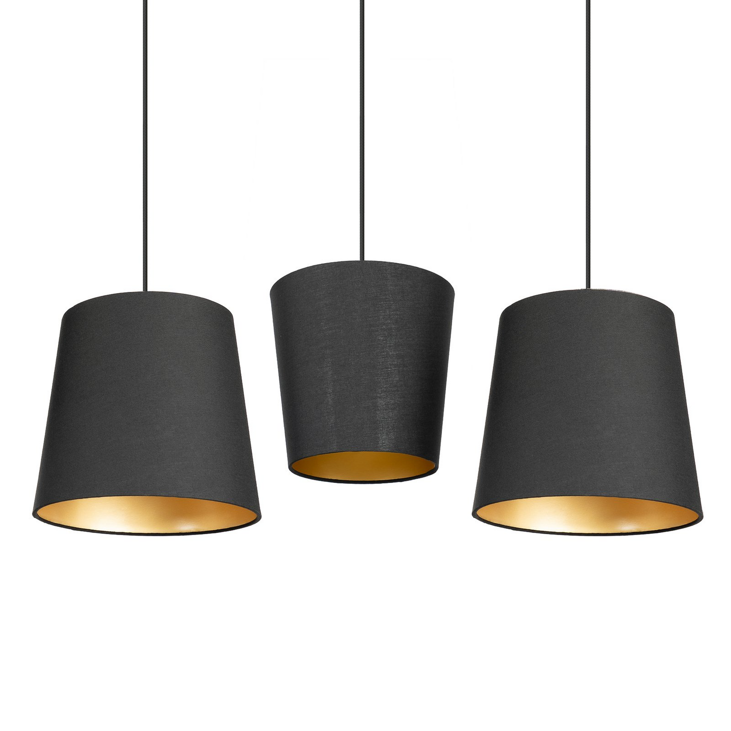 B-Ware Lucande Thamila Hängeleuchte Schwarz Gold Eisen Deckenlampe Lampe Leuchte Spot - 4251911746693