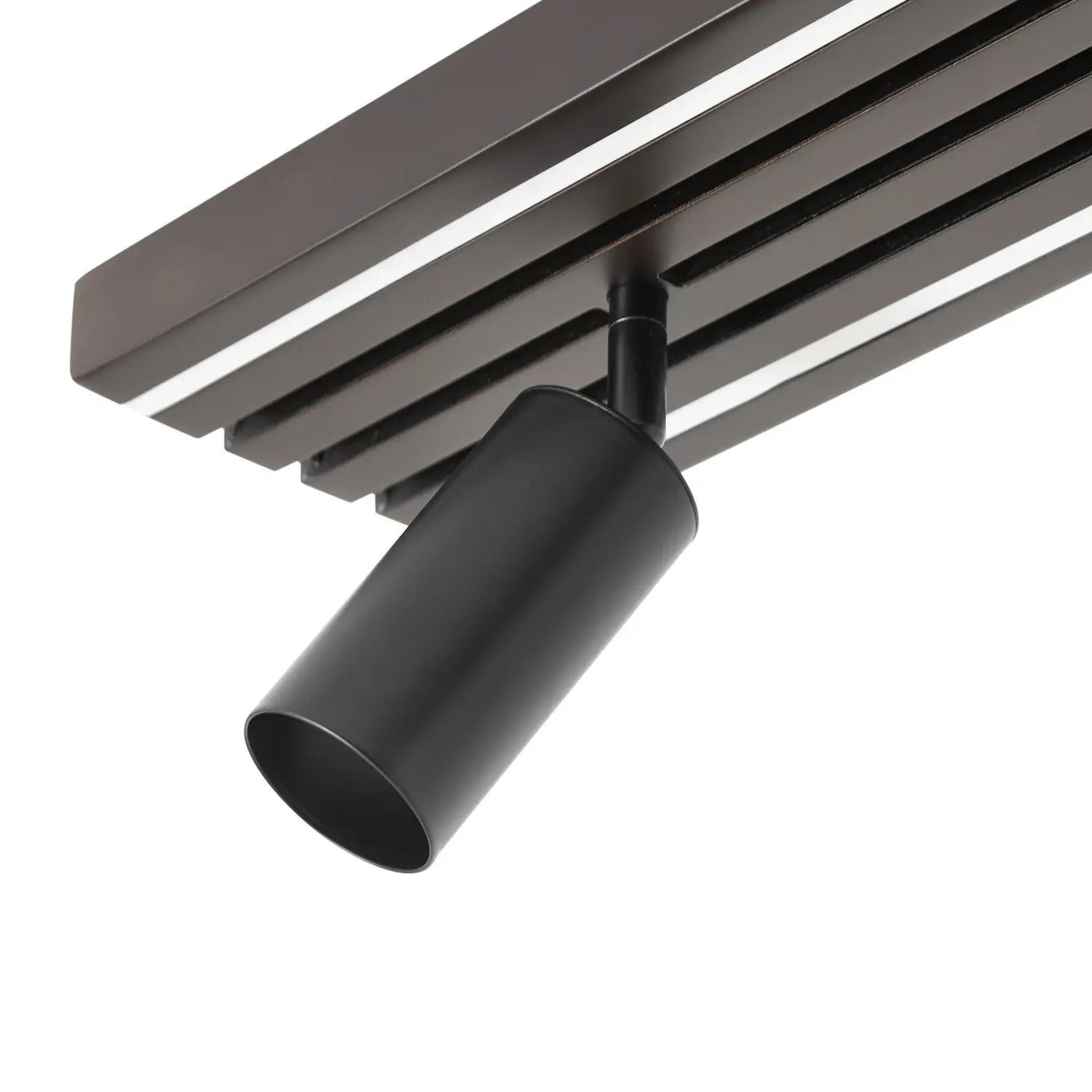 B-Ware Lucande Deckenstrahler Spot Led Leuchte Holz Schwarz Eiche 3 Flammig 70 Cm - 4255830901331