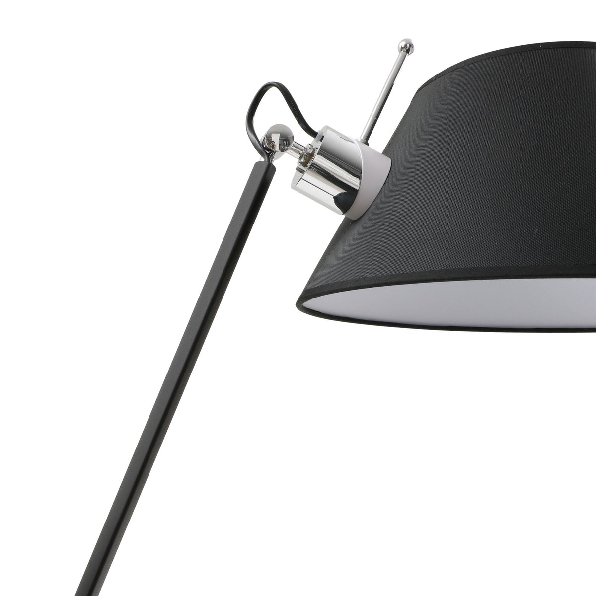 Lucande Tischleuchte Lampe Dansari schwarz Metall verstellbar - 4251911778878