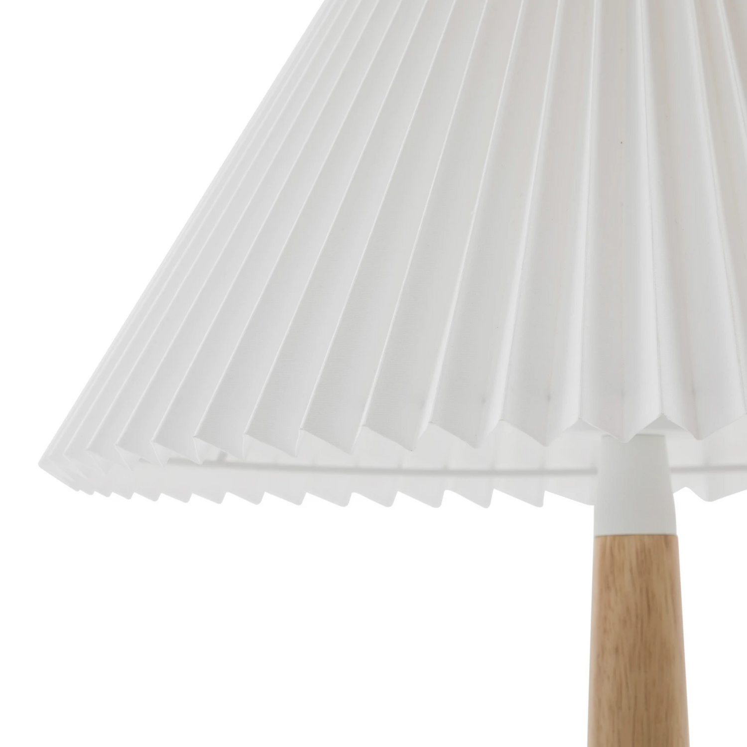 Lucande Tischleuchte Leuchte Tischlampe Lampe Ellorin Weiß Holz ø 37 Cm E27 B-Ware