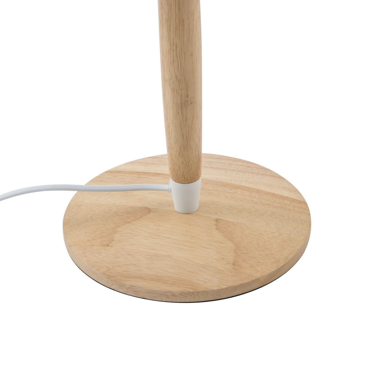 Lucande Tischleuchte Leuchte Tischlampe Lampe Ellorin weiß Holz Ø 37 cm E27 - 4251911777017
