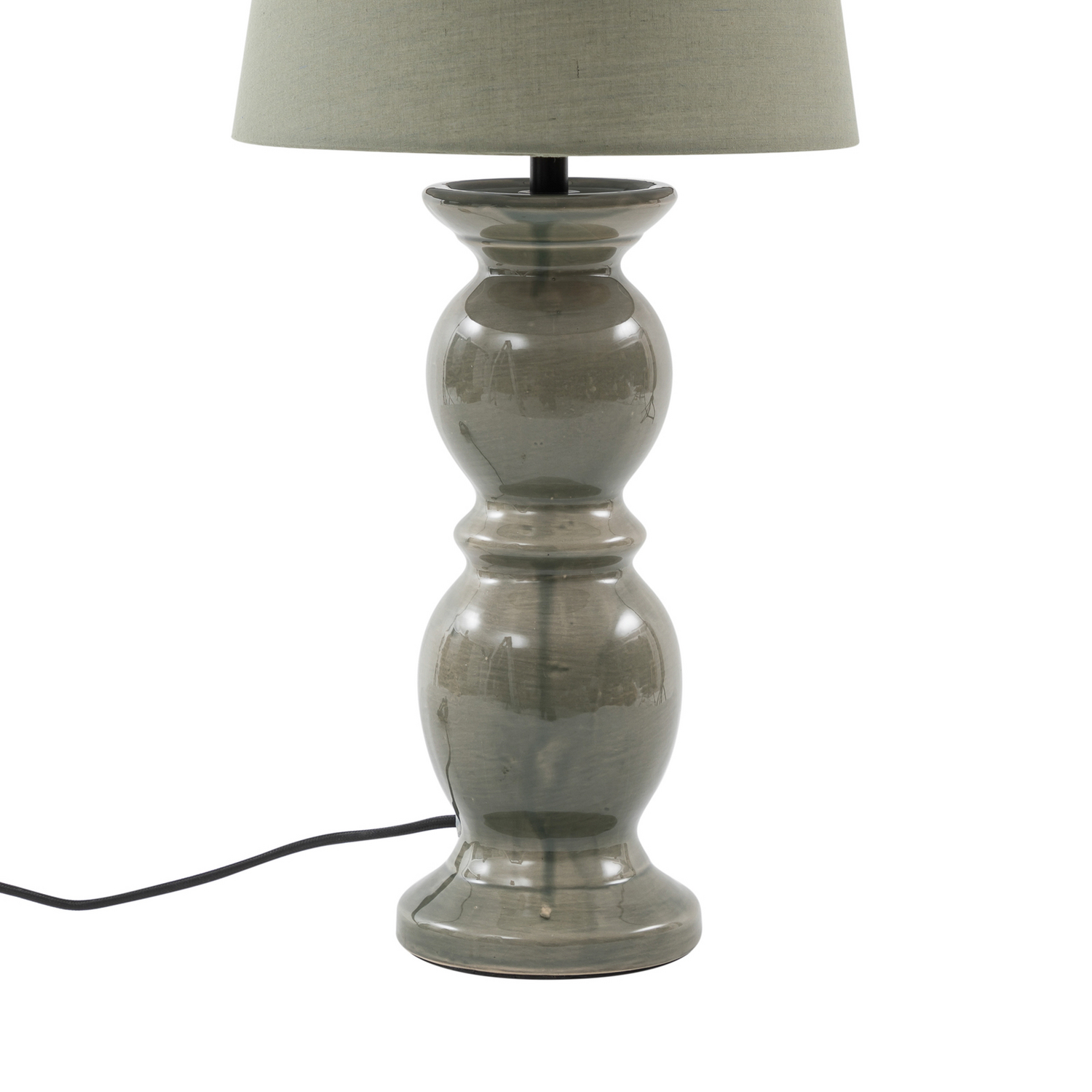B-Ware Lucande Tischleuchte Lyndorin Grün Keramik 63 Cm Tischlampe Leuchte Leselampe - 4251911776812