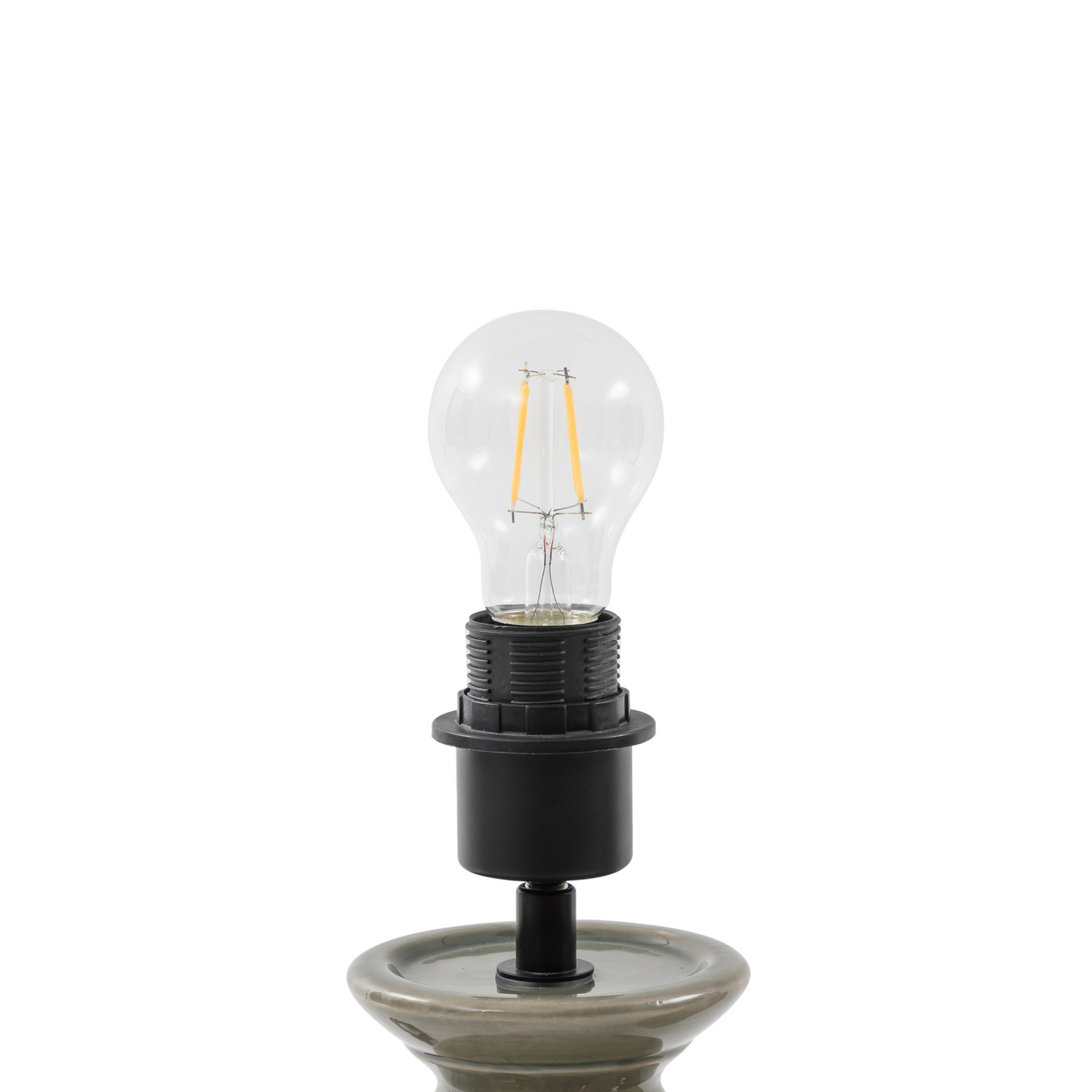 B-Ware Lucande Tischleuchte Lyndorin Grün Keramik 63 Cm Tischlampe Leuchte Leselampe - 4251911776812