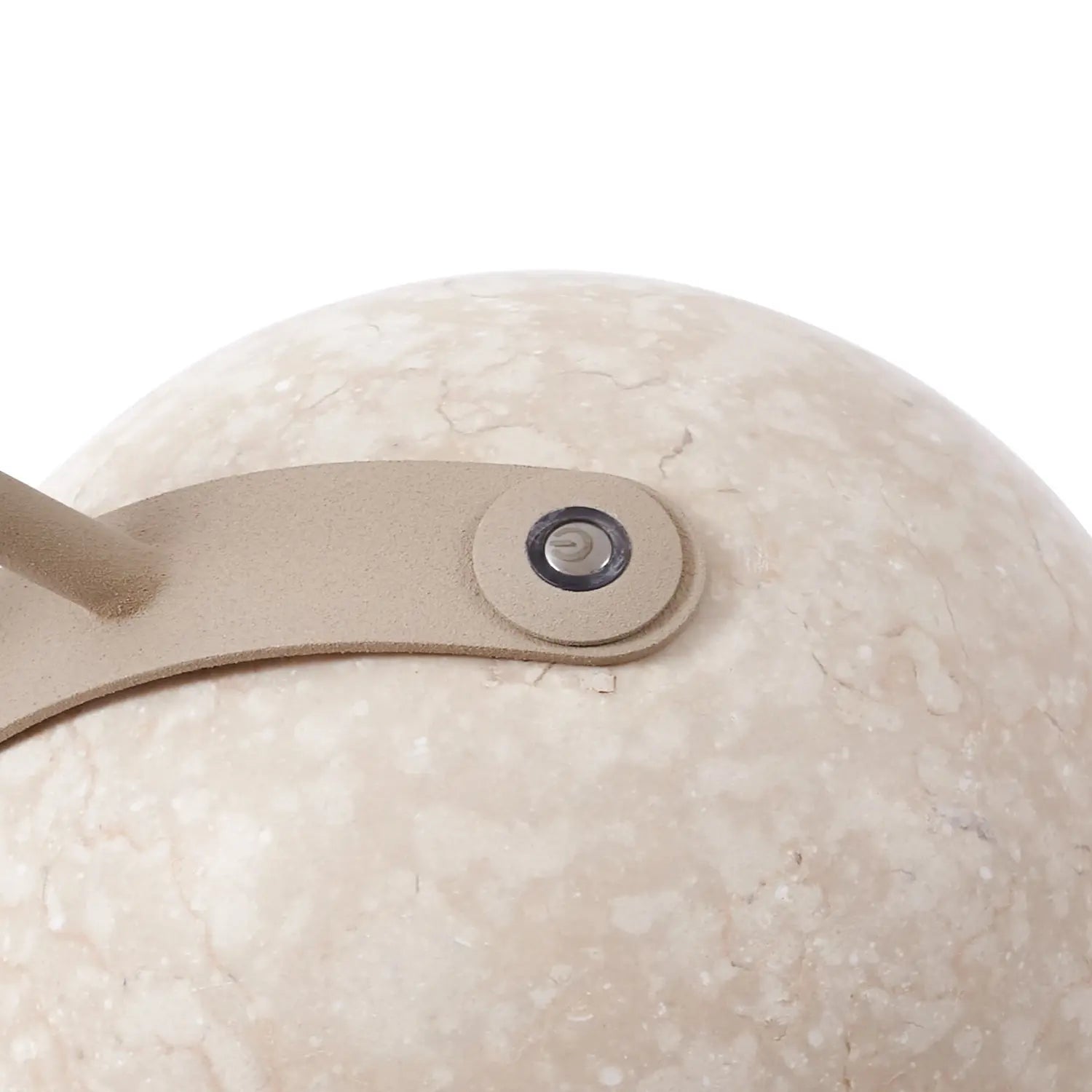 B-Ware Lucande Tischleuchte Tischlampe Rivera Eisen Marmor Beige Esszimmer Wohnzimmer - 4255830900686