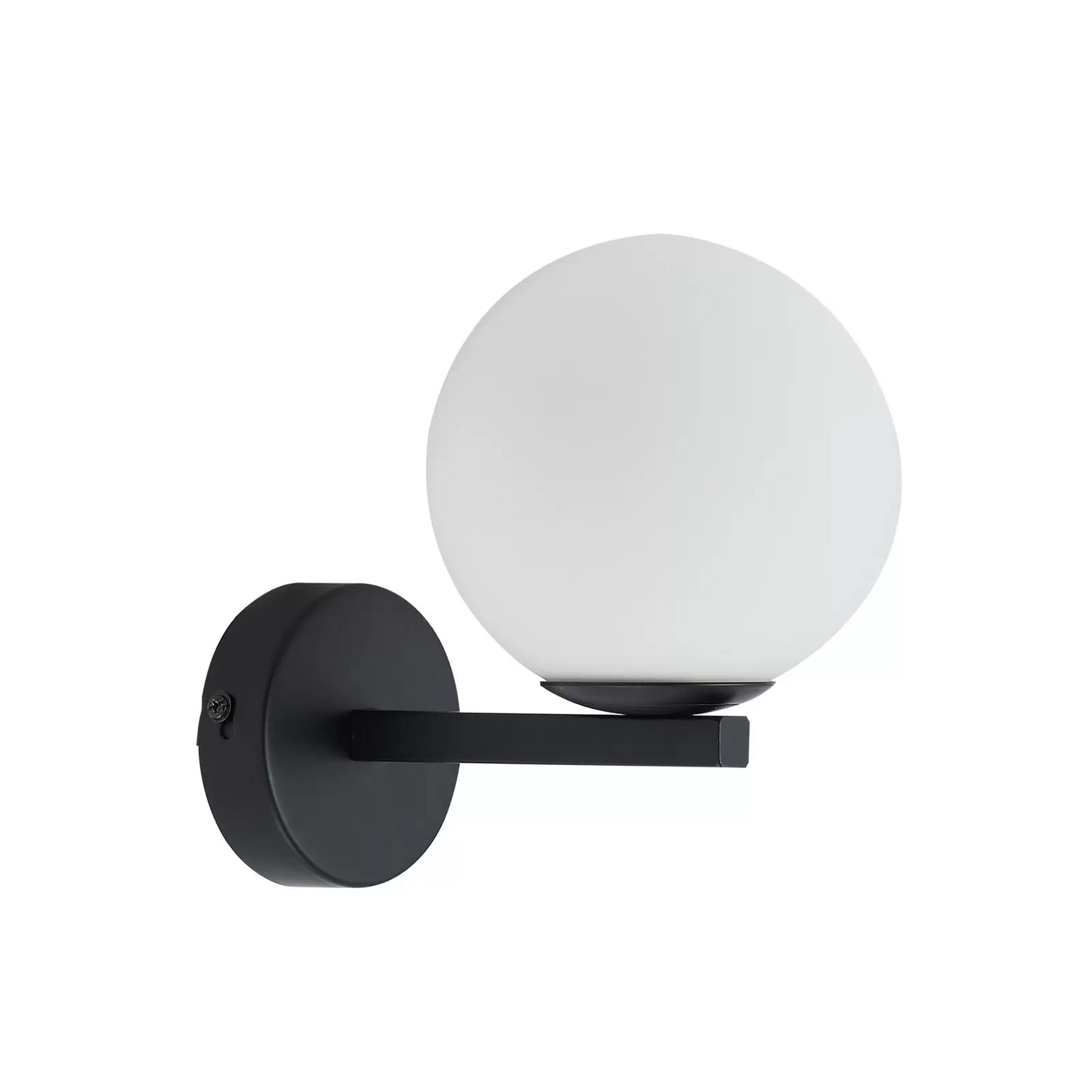 Lucande Wandleuchte Bidolo Schwarz Glas ø 12 Cm Ip44 Wandlampe Lampe Leuchte B-Ware - 4251911778021
