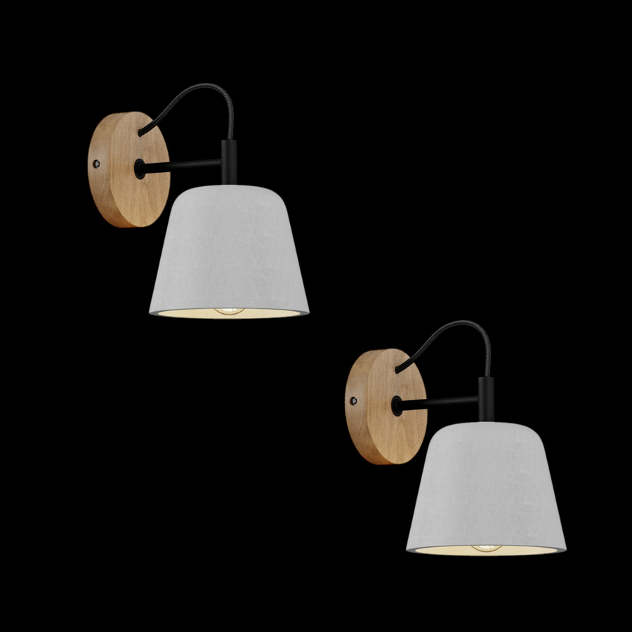 Lucande Kalinda Wandleuchte Flurleuchte Wandlampe Lampe Leuchte E14 2 Stück B-Ware - 4251096566543