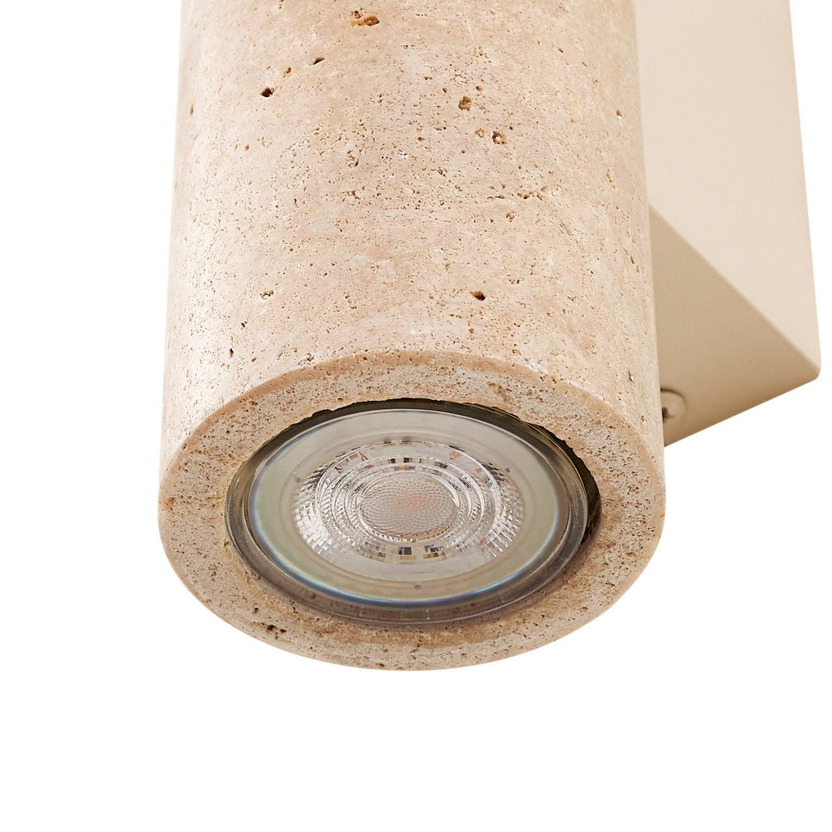 Lucande Wandleuchte Leuchte Beige Naturfarbend Tavira travertin Stein Up Down - 4255830902192