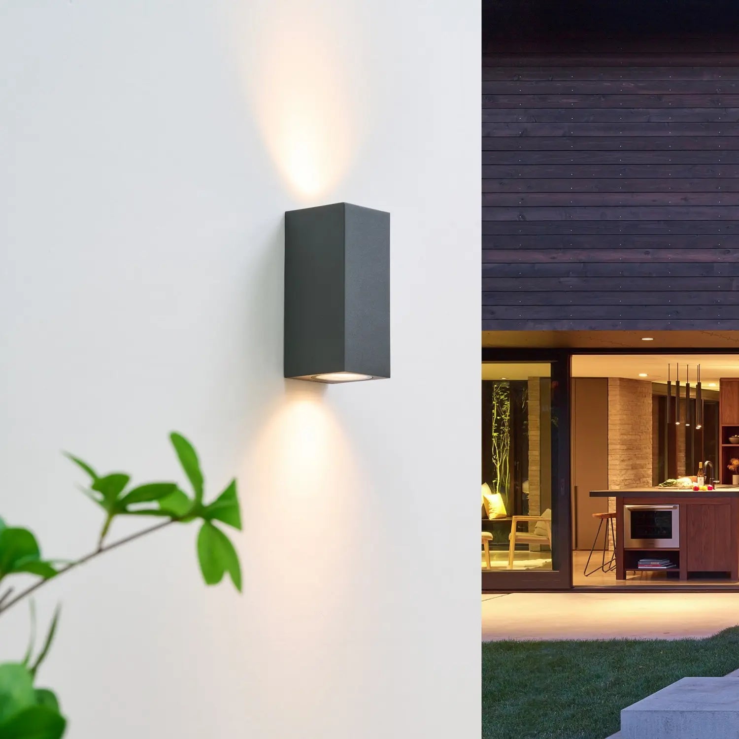 B-Ware Lucande Außenwandstrahler Lavina Außenwandleuchte Lampe Gu10 2 Flmg 2 Stück - 4251096555943