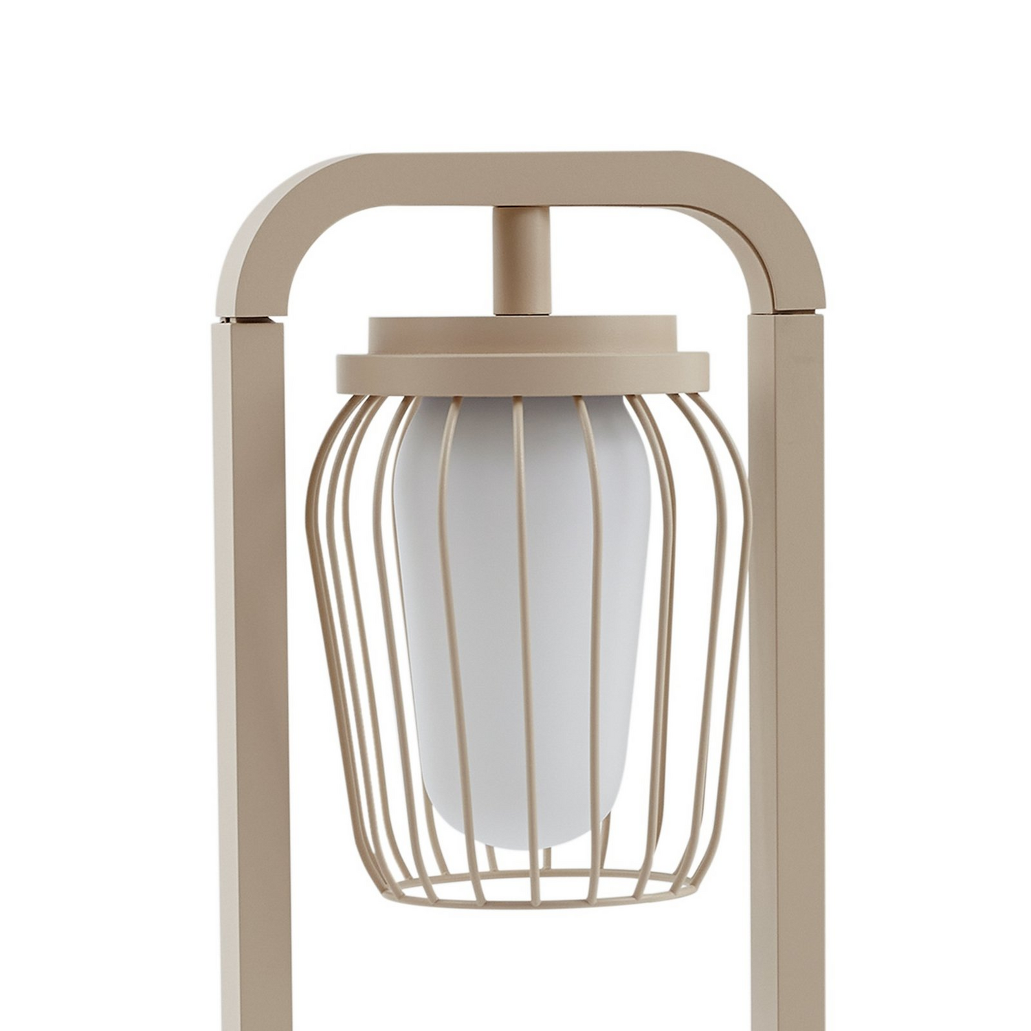 Lucande Wegeleuchte Außenleuchte Chandan Beige Metall Ip54 90 Cm Gartenleuchte B-Ware - 4251911799729