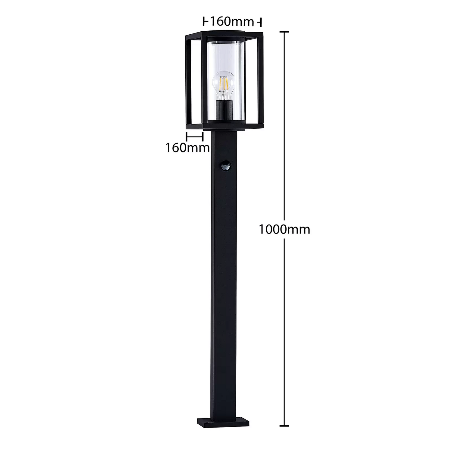 B-Ware Lucande Ferda Wegeleuchte Mit Pir Sensor 100 Cm Lampe Leuchte Spot Sockelleuc639
