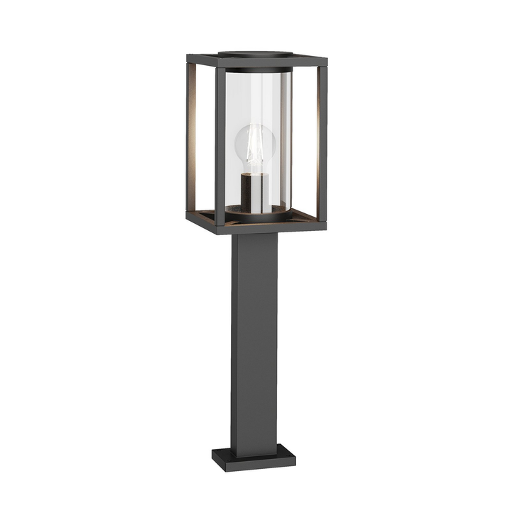 Lucande Wegeleuchte Gartenlampe Led Anthrazit Ip44 60cm Aluminium Glas E27 Lampe B-Ware - 4251096576047