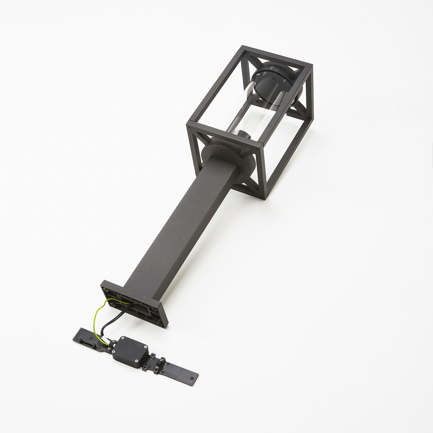 Lucande Wegeleuchte Gartenlampe Led Anthrazit Ip44 60cm Aluminium Glas E27 Lampe B-Ware - 4251096576047