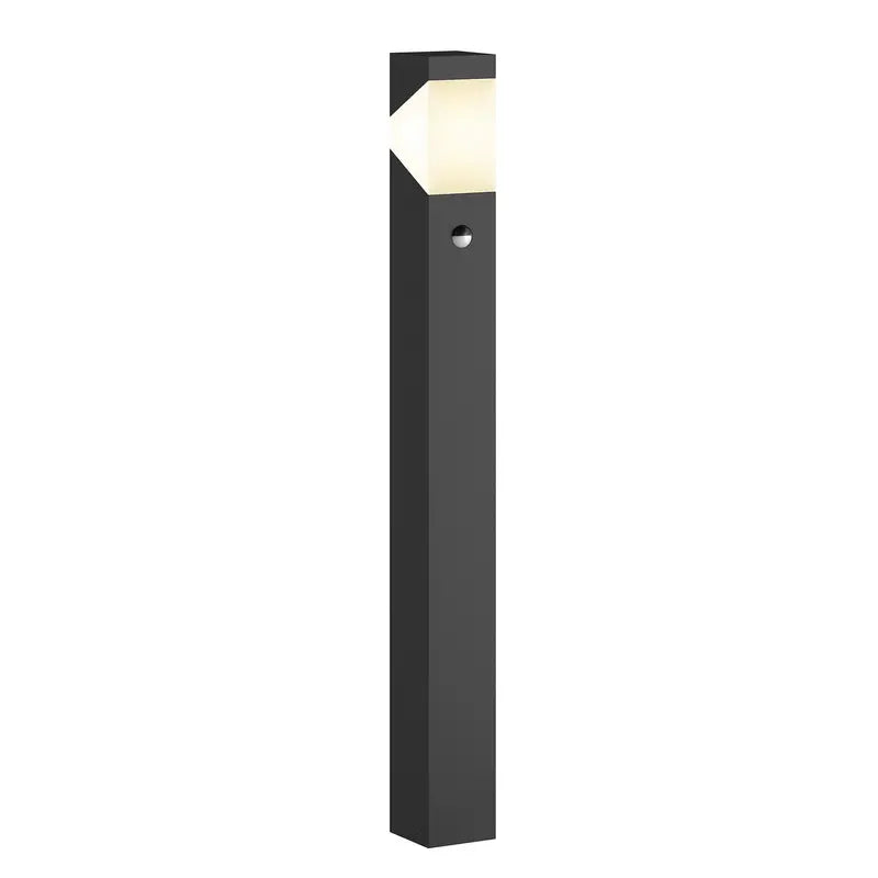 B-Ware Lucande Wegeleuchte Kiran Mit Bewegungsmelder Garten Grau Ip44 Led Sockelleuchte