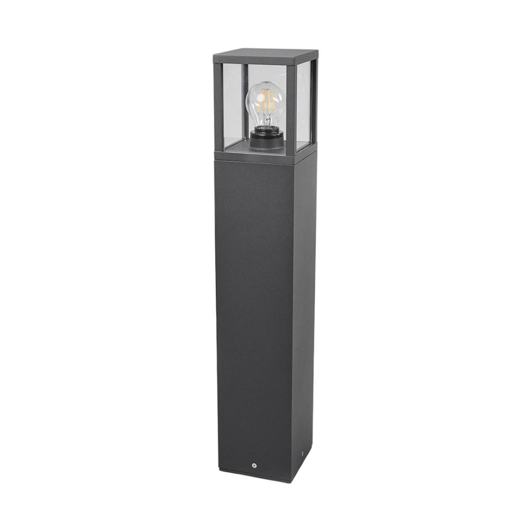 Lucande Wegeleuchte Klemens Gartenleuchte Außenleuchte Wegelicht E27 Grafitgrau B-Ware - 4251096538793