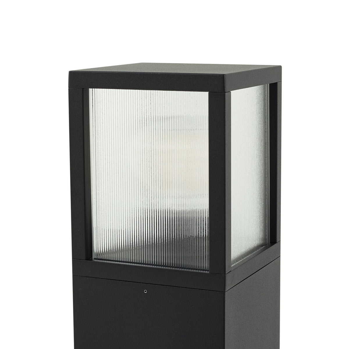 Lucande Wegeleuchte Außenleuchte Klemens Gartenlampe schwarz Metall IP54 90 cm - 4251911799392