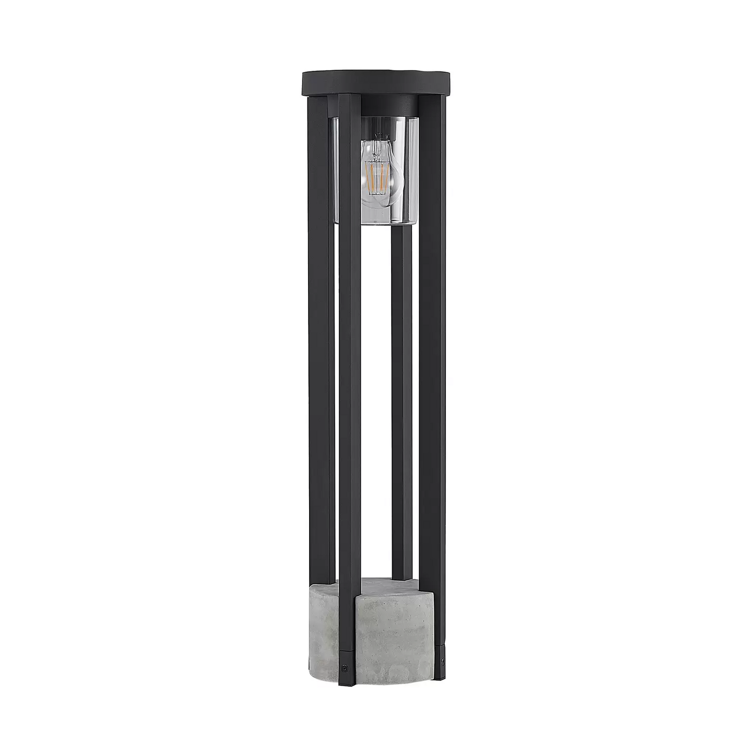 B-Ware Lucande Overa Wegeleuchte Wegelampe Lampe Außenlampe Sockelleuchte Leuchte E27