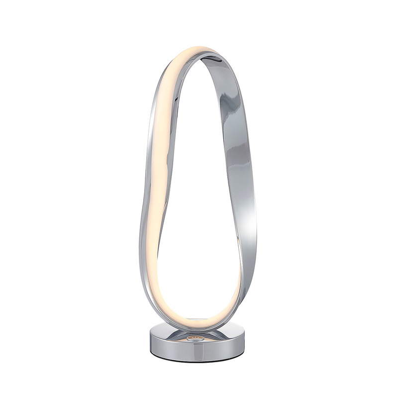 B-Ware Lucande Xalia Led Tischlampe Leuchte Lampe Tischlampe Designerlampe Chrom Weiß - 4251096573831