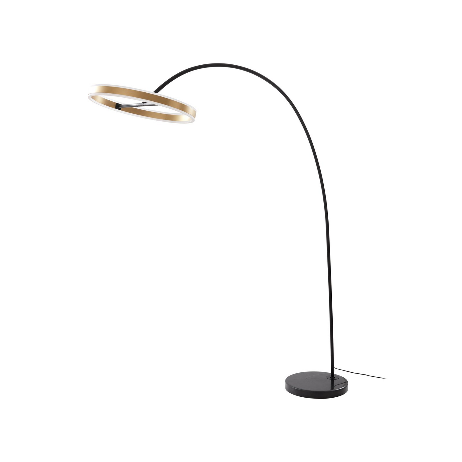 B-Ware Lucande Yekta Led Bogenstehlampe Stehlampe Stehleuchte Leuchte Stepdim Messing