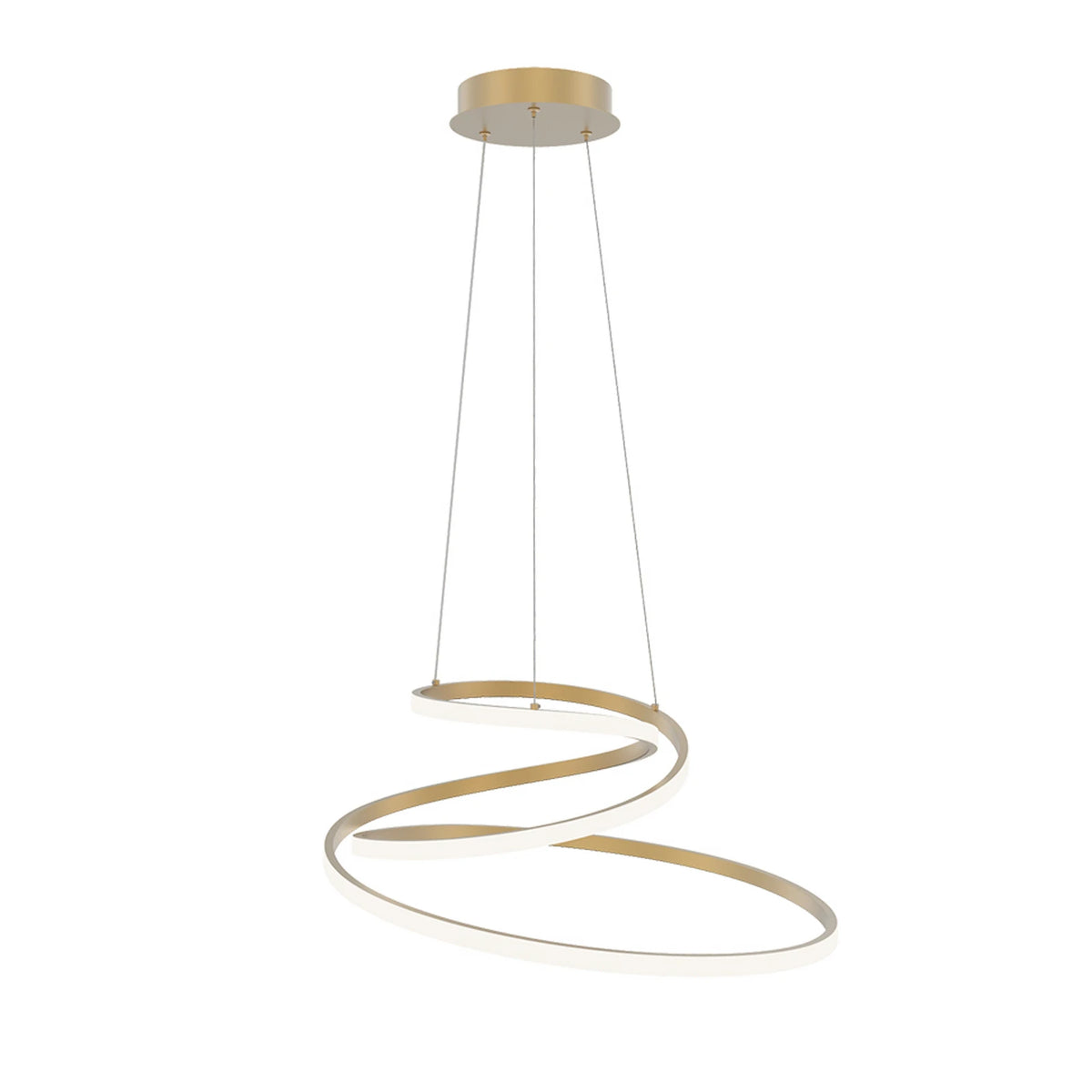Luce Ambiente Design Hängeleuchte Pendelleuchte LED gold Coaster Ø 60 cm CCT - 8031414885015