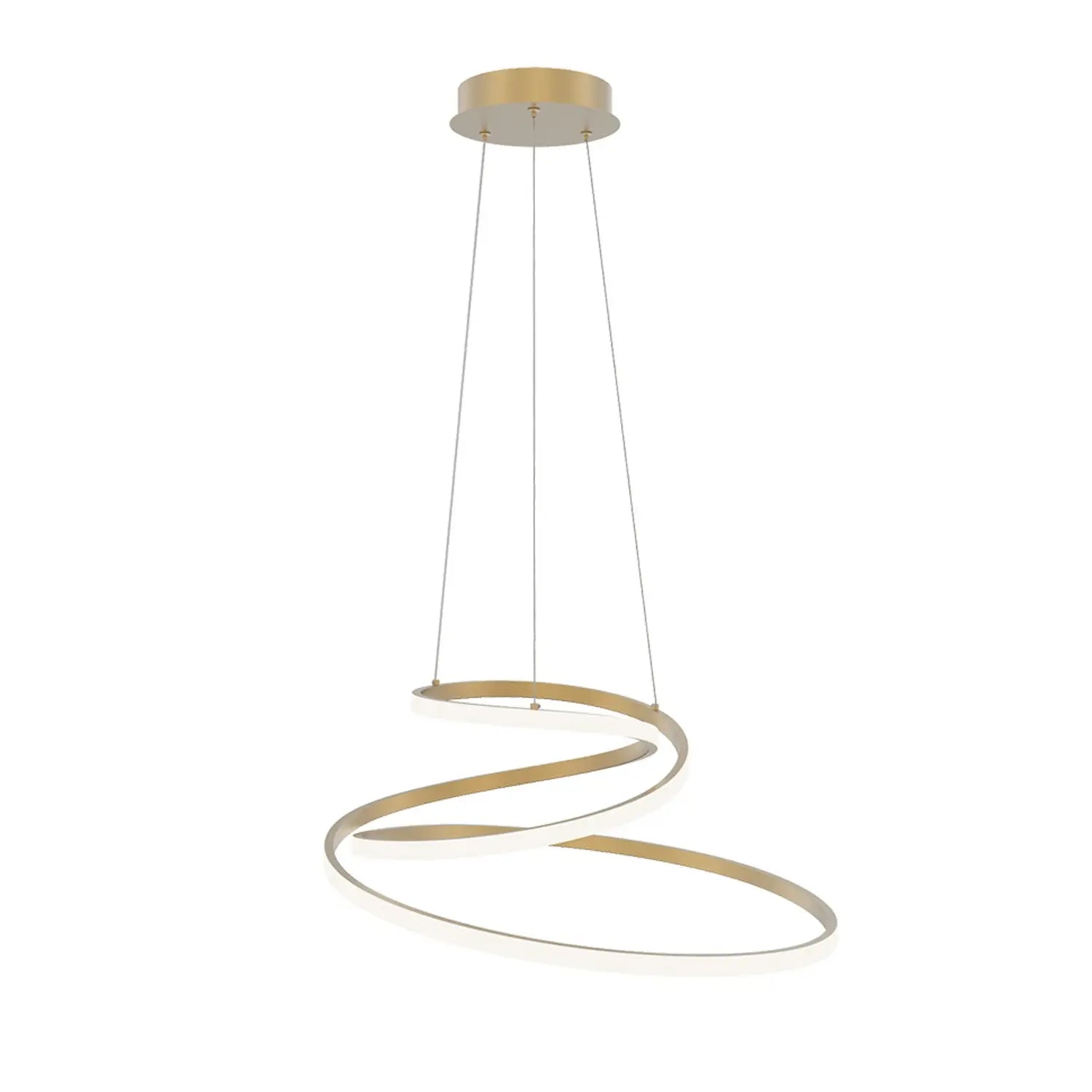 B-Ware Luce Ambiente Design Hängeleuchte Pendelleuchte Led Gold Coaster ø 60 Cm Cct - 8031414885015