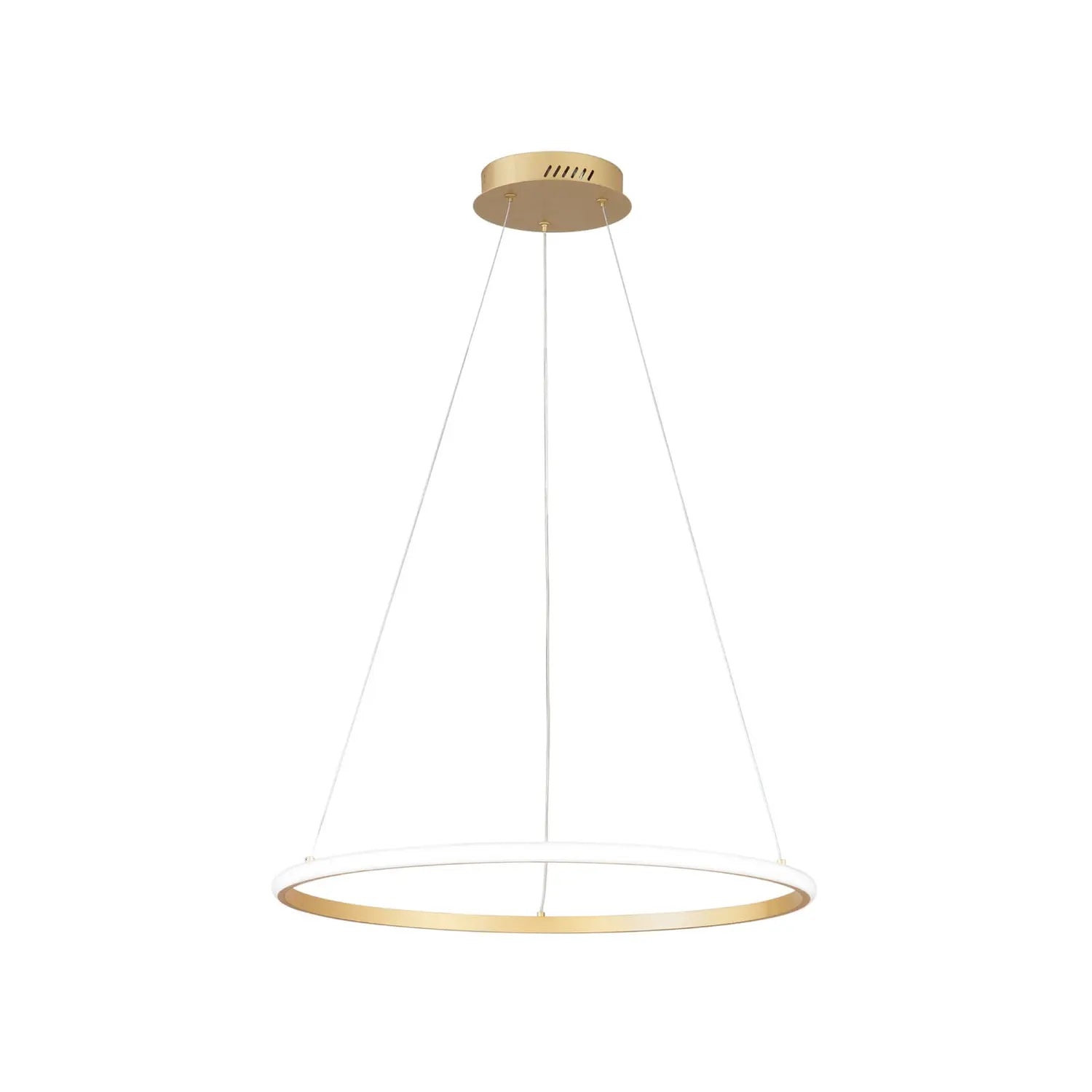 B-Ware Luce Ambiente Design Pendellampe Hängelampe Led Axis Gold Metall Cct ø 60 Cm - 8031414937103