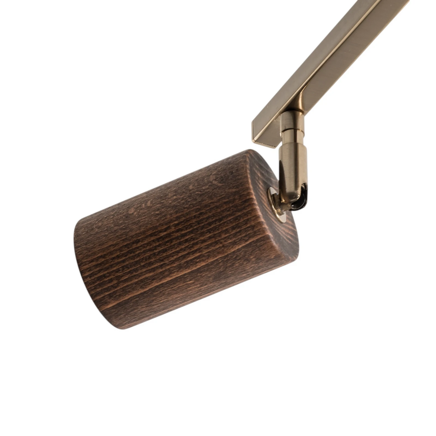 B-Ware Lucea Legno Deckenspot Leuchte Spot Deckenleuchte 3 Flammig Braun Messing Holz - 8698525651290