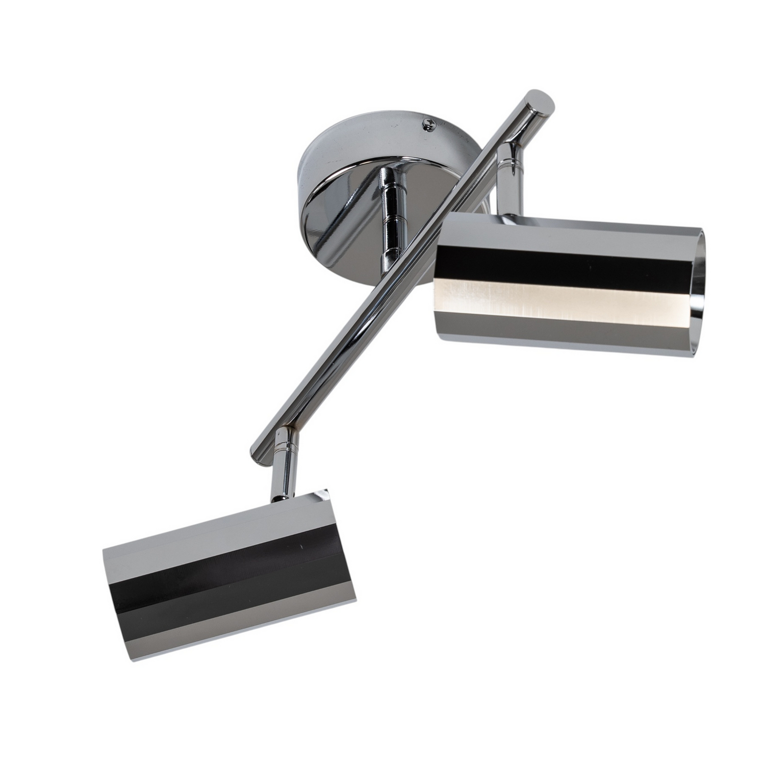 Lucea Deckenstrahler Strahler Oktano Chromfarben Länge 30 Cm 2 Flg Metall B-Ware - 8698525687145