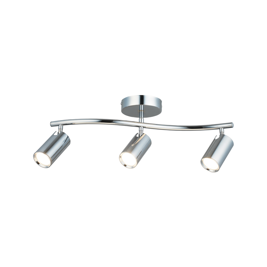 Lucea Deckenstrahler Leuchte Chrom 3 Flammig Metall Gu10 Deckenlampe Lampe B-Ware - 8698525600809