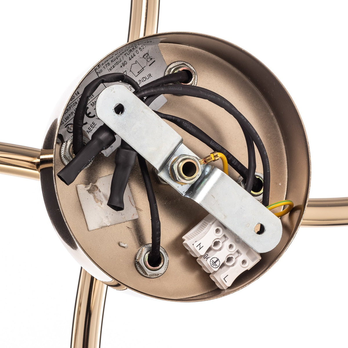 Lucea Deckenstrahler Spotte Deckenlampe Lampe gold 4-flammig Leuchte GU10 - 8698525602230