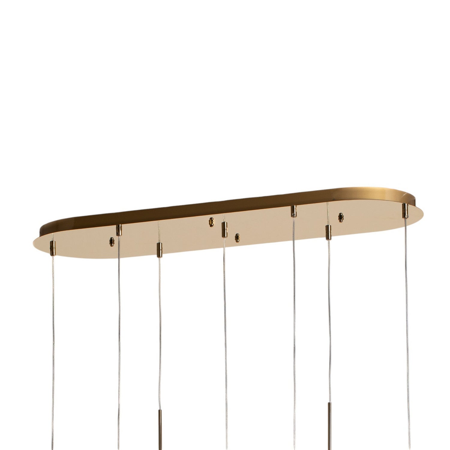 B-Ware Lucea Hängeleuchte Pendelleuchte Herman Deckenlampe Glas Gold Rauchgrau L97cm - 8698525682607
