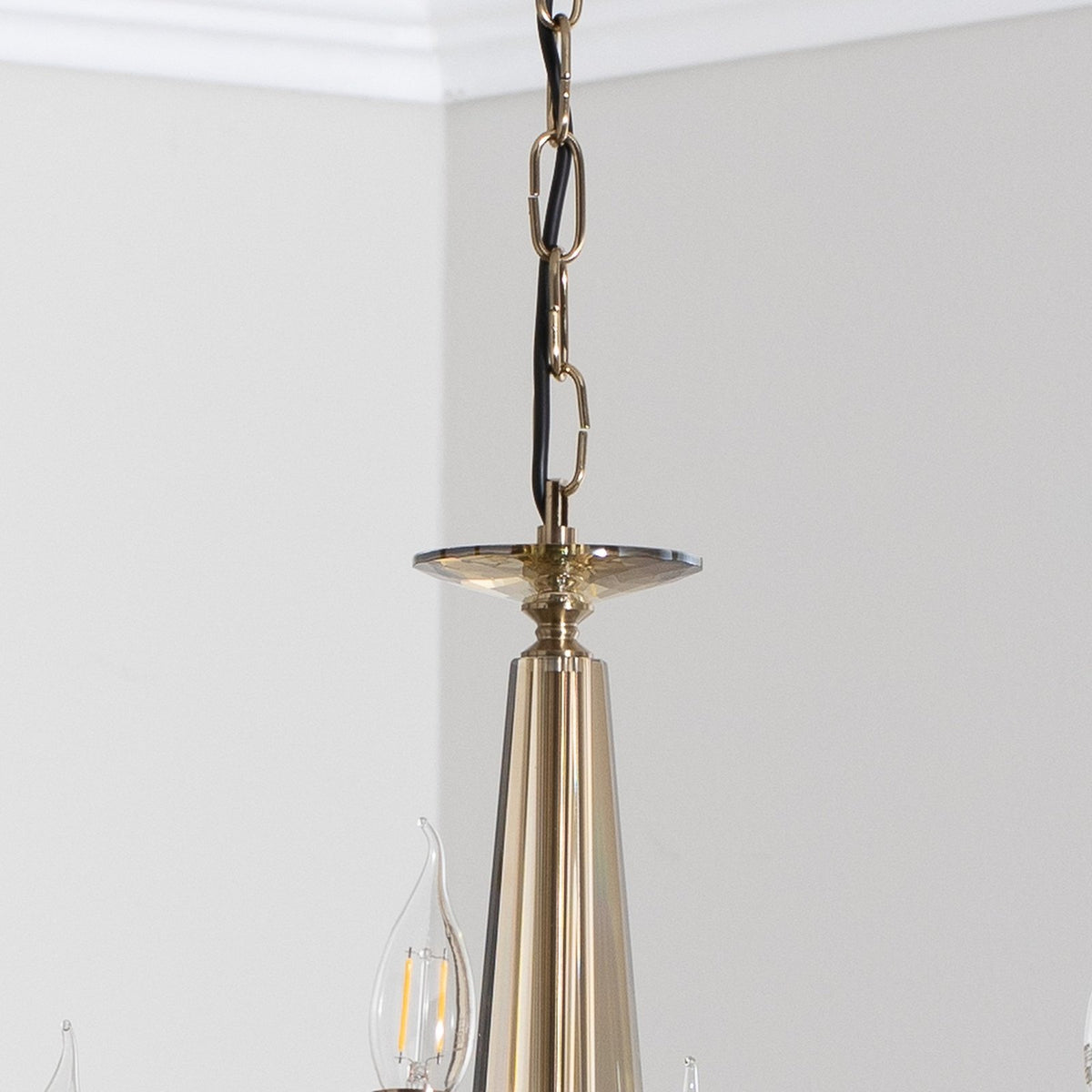Castro Kronleuchter Lampe messing antik 8-flammig Esszimmer Beleuchtung - 8699508039531