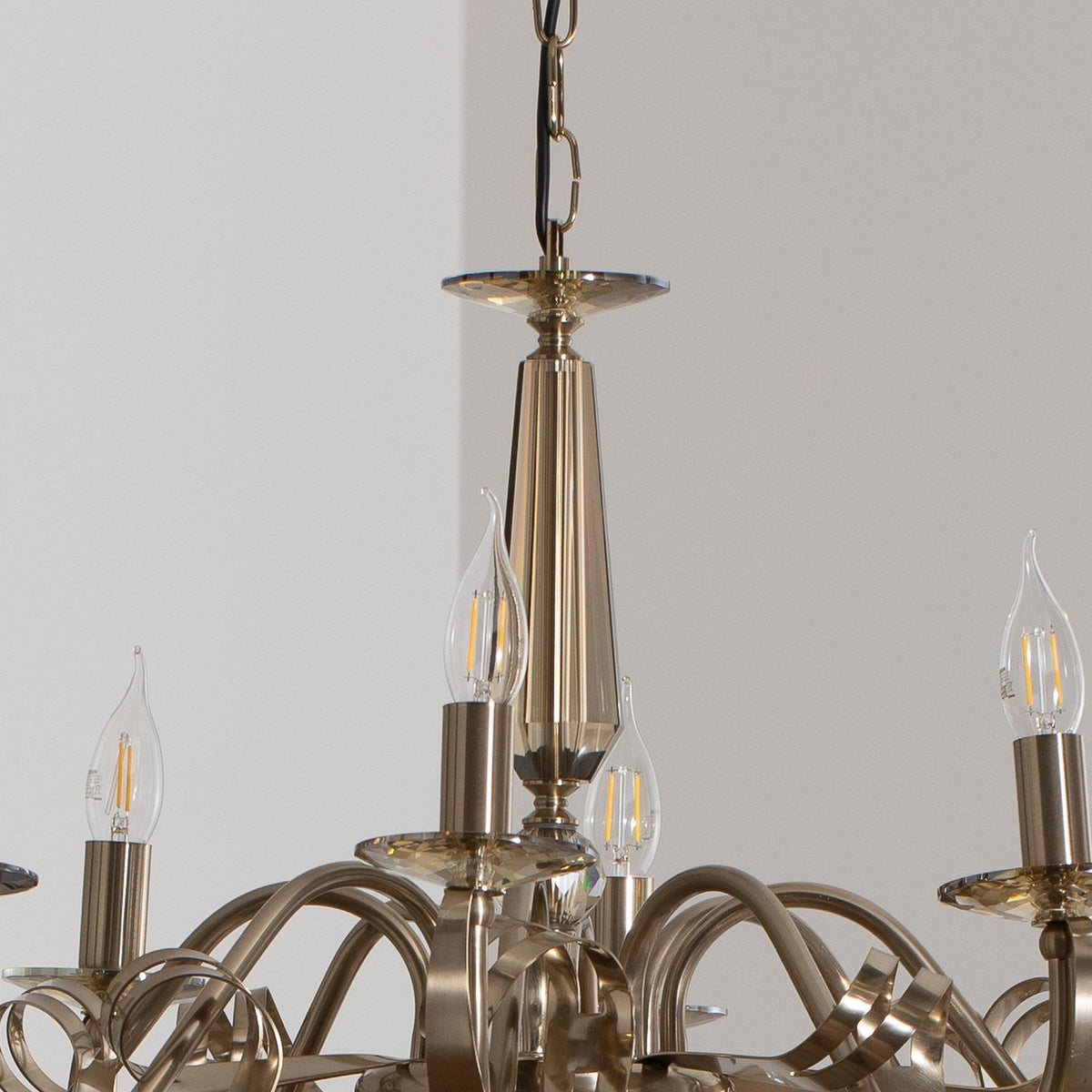 Castro Kronleuchter Lampe messing antik 8-flammig Esszimmer Beleuchtung - 8699508039531