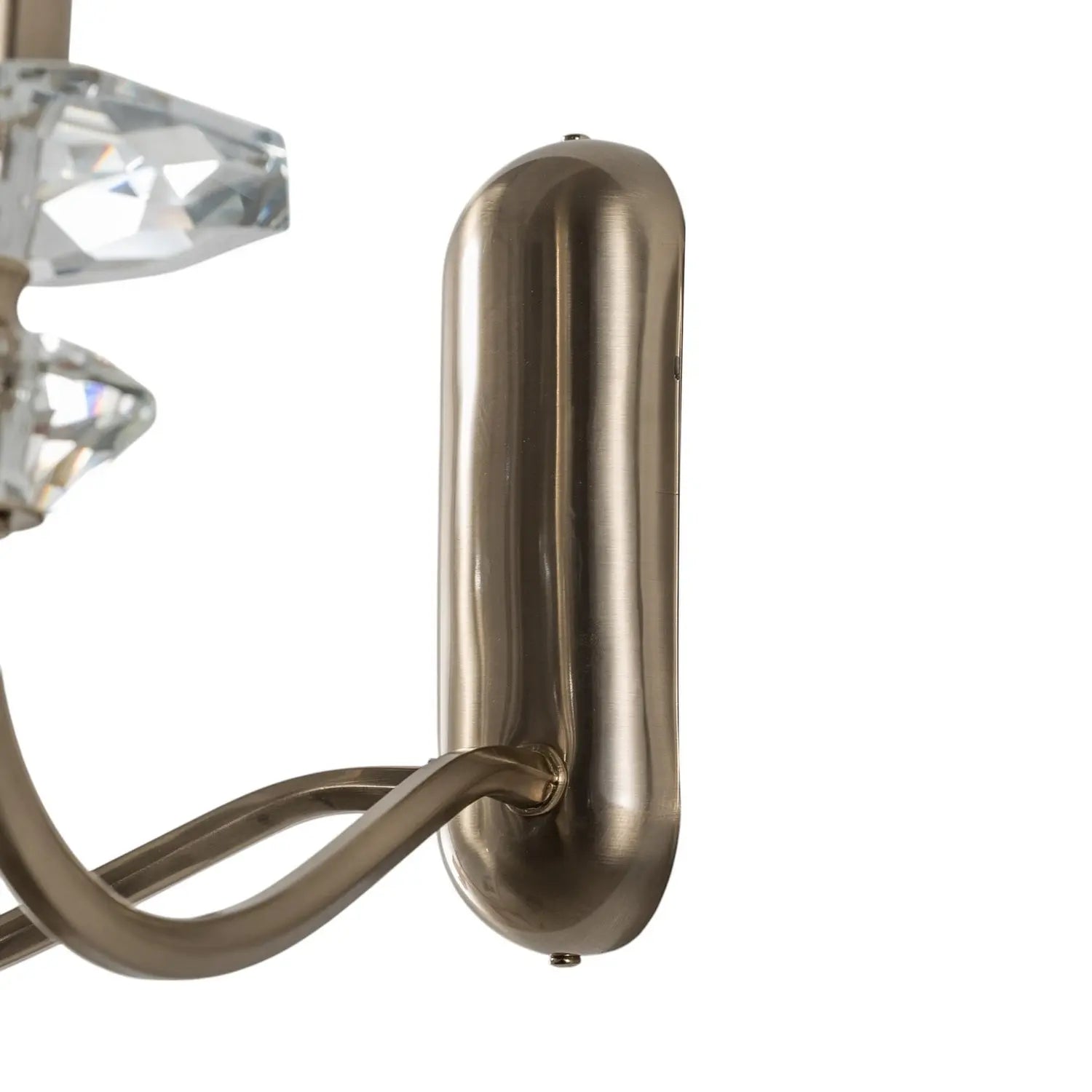 B-Ware Lucea Wandleuchte Wandlampe Adone Messing Kristallglas 2 Flg Lampe Höhe 30 Cm  - 8698525681990