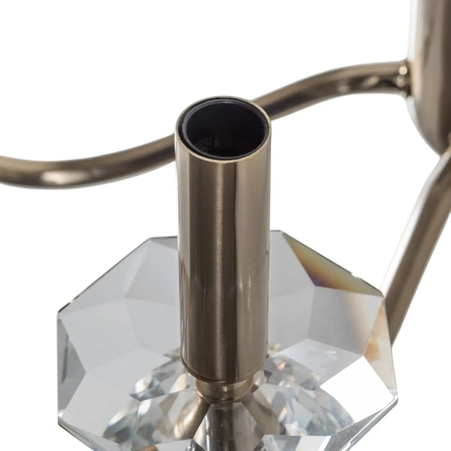 B-Ware Lucea Wandleuchte Wandlampe Adone Messing Kristallglas 2 Flg Lampe Höhe 30 Cm  - 8698525681990