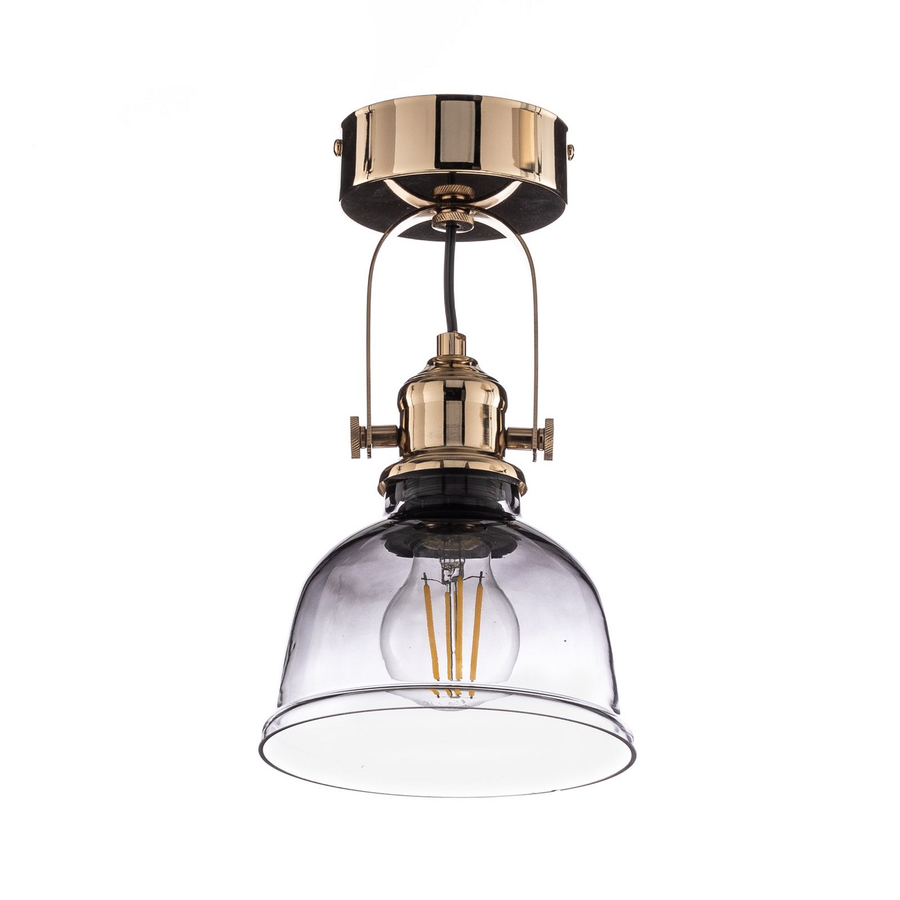 Lucea Wandleuchte Lampe Gold E27 Glas Einflammig Leuchte P20 27 Cm Spot B-Ware - 8698525601455