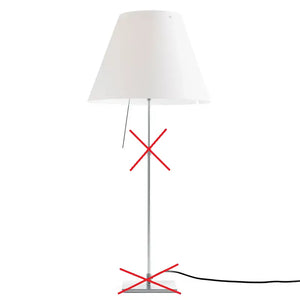 B-Ware Luceplan Tischlampe Tischleuchte Costanza Aluminium Weiß Siehe Text/Foto
