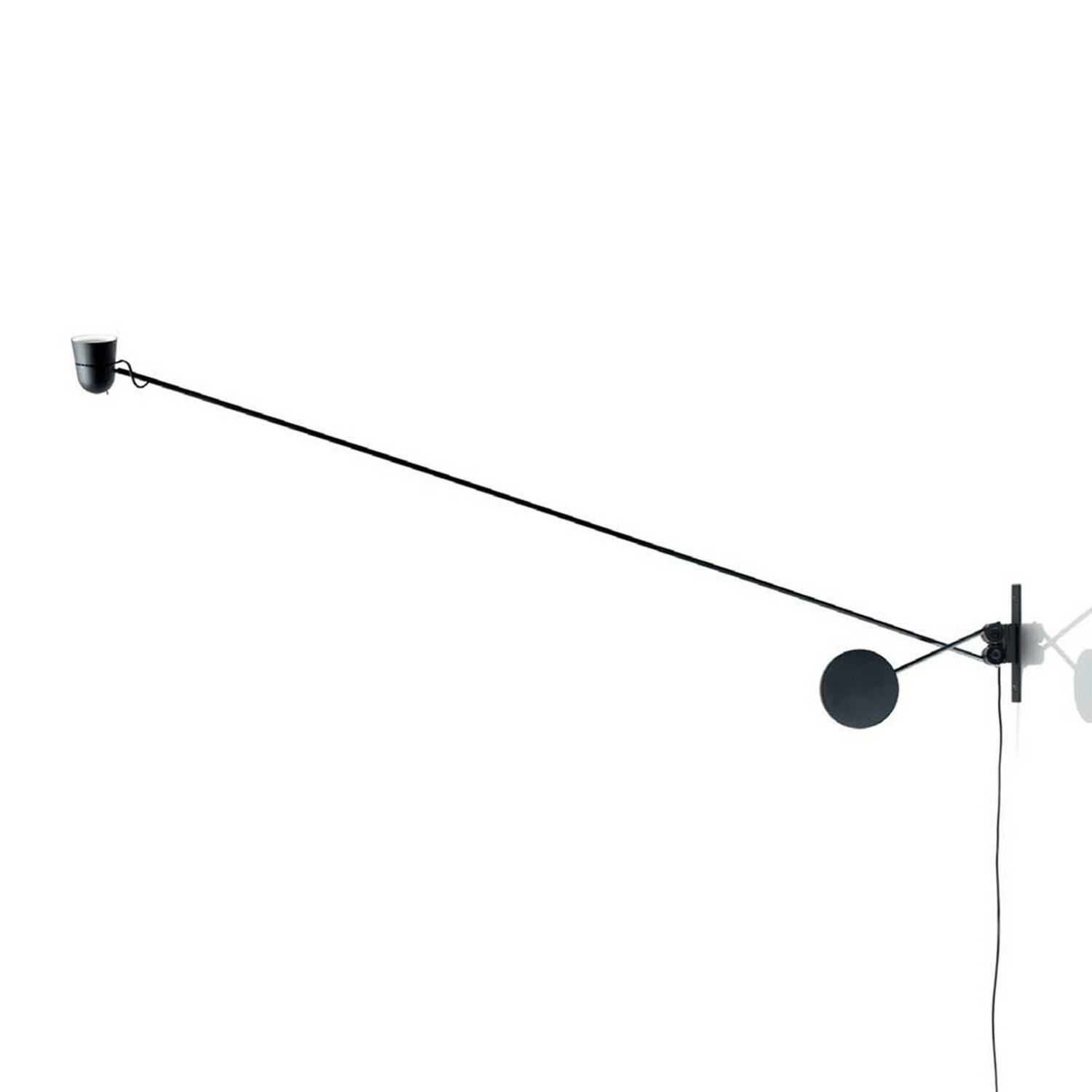 B-Ware Luceplan Counterbalance Led Wandleuchte Wandleuchte Lampe Leuchte 12 W Schwarz - 8056304360557