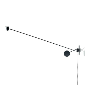 B-Ware Luceplan Counterbalance Led Wandleuchte Wandleuchte Lampe Leuchte 12 W Schwarz