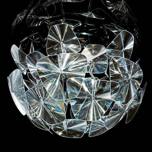 B-Ware Luceplan Hope   Schillernde Deckenlampe, 69 Cm Deckenlampe Leuchte Lampe  - 8033433845445