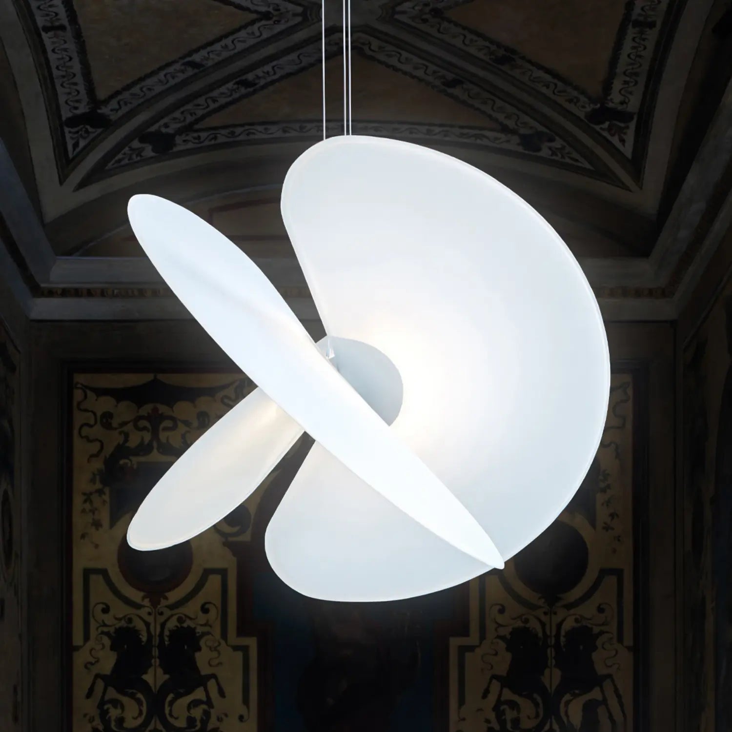 B-Ware Luceplan Pendelleuchte Hängeleuchte Led Levante Weiß Leuchte Lampe Beleuchtung - 8050043097259