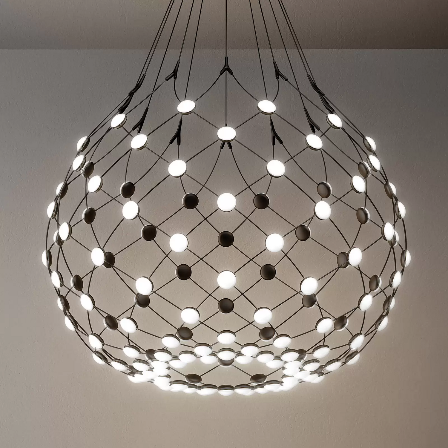 Luceplan Mesh Led Hängelampe ø 80 Cm 1m Abhängung Deckenlampe Spot Defektware D-Ware - 6030509