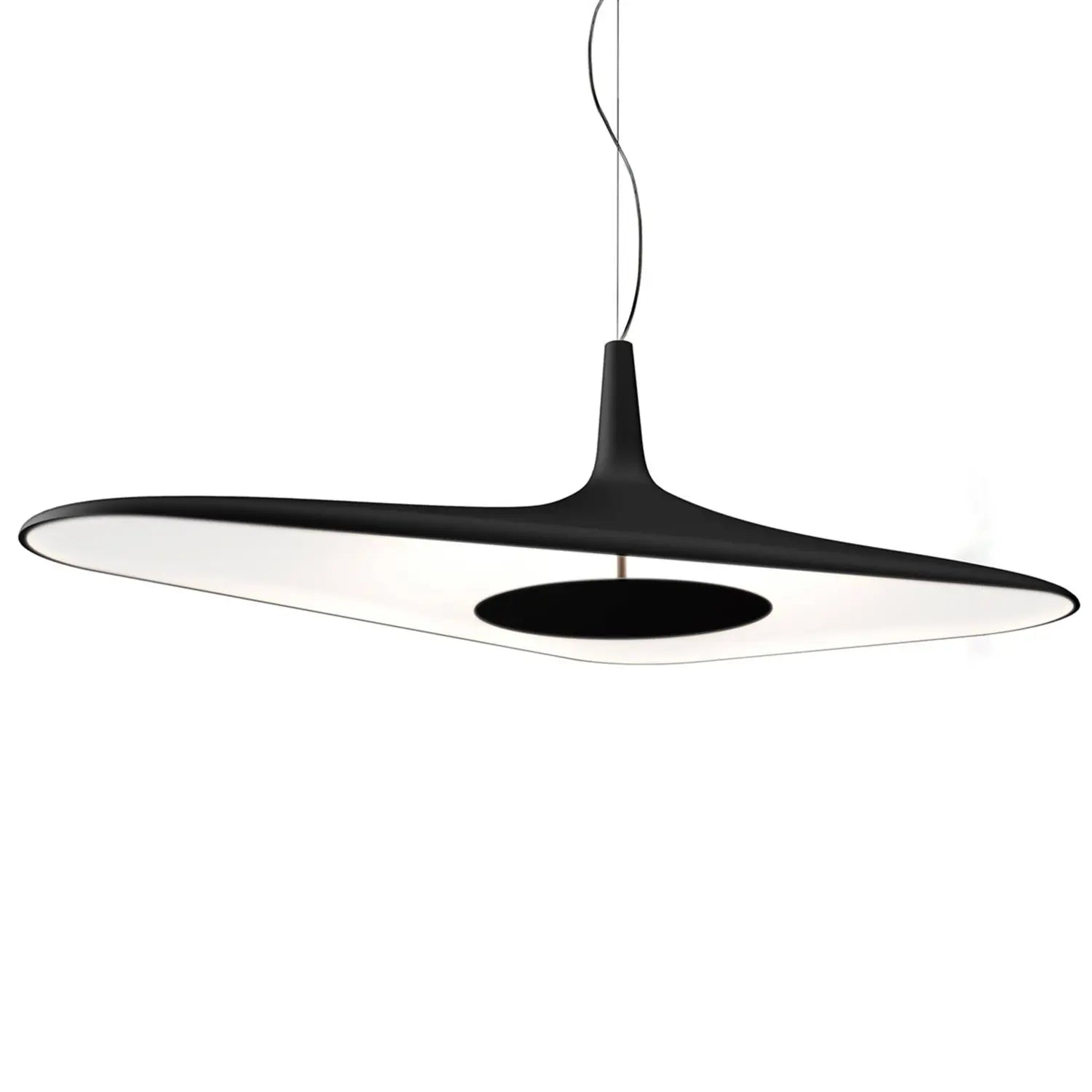B-Ware Luceplan Pendelleuchte Hängelampe Soleil Noir Led Schwarz Kunststoff Pu - 8051414547034