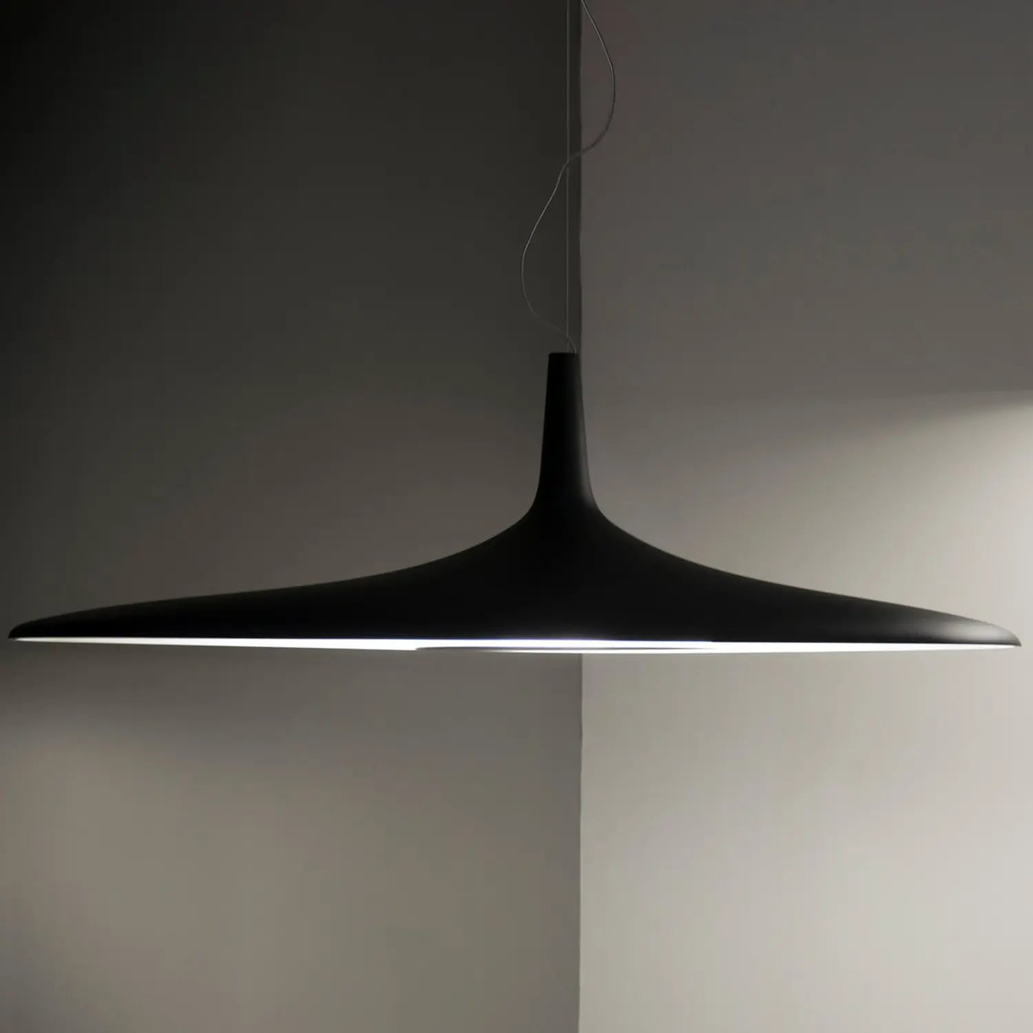 B-Ware Luceplan Pendelleuchte Hängelampe Soleil Noir Led Schwarz Kunststoff Pu - 8051414547034