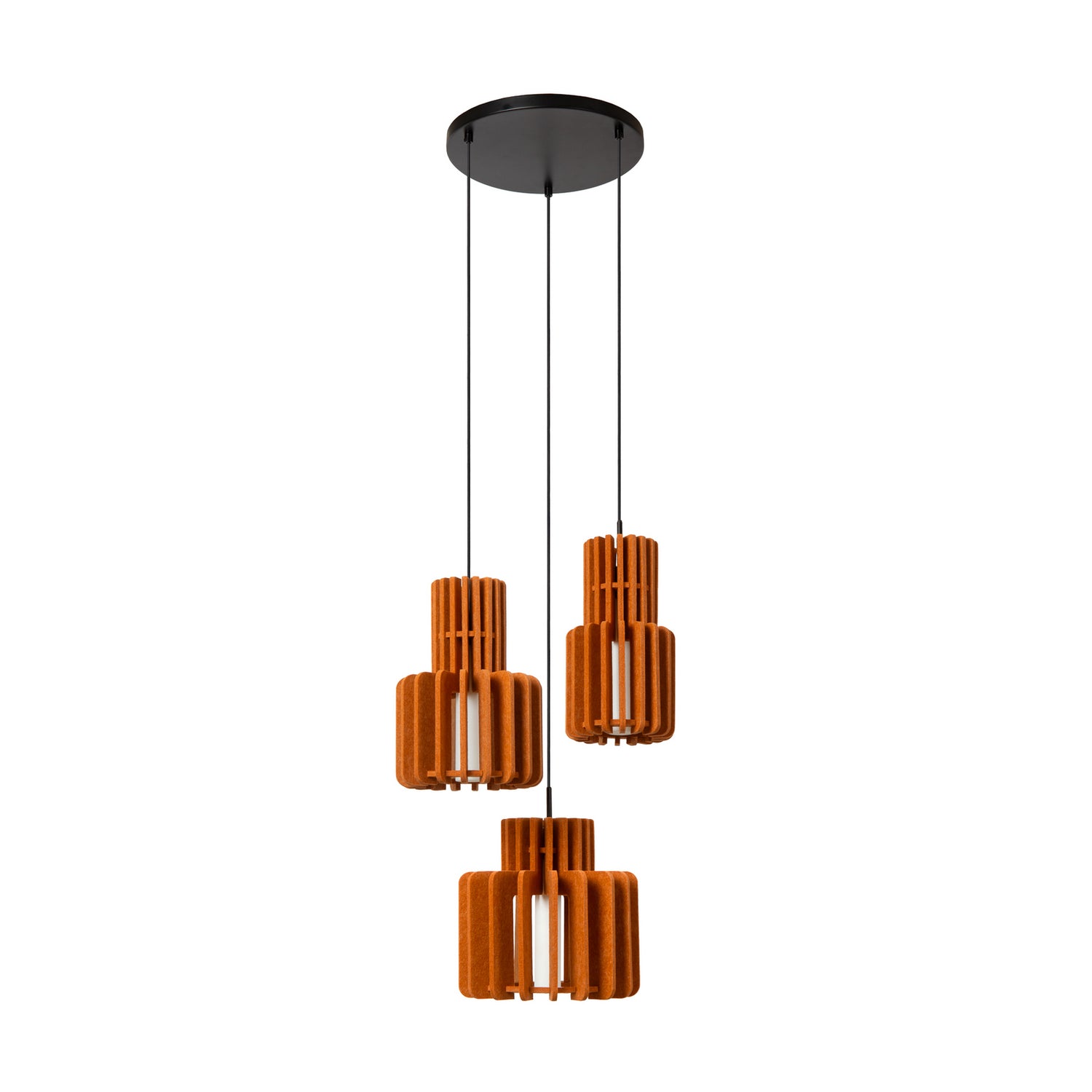 B-Ware Lucide Hängelampe Pendelleuchte Rollo Terrakotta Glas Beleuchtung Siehe Text - 5411212452818