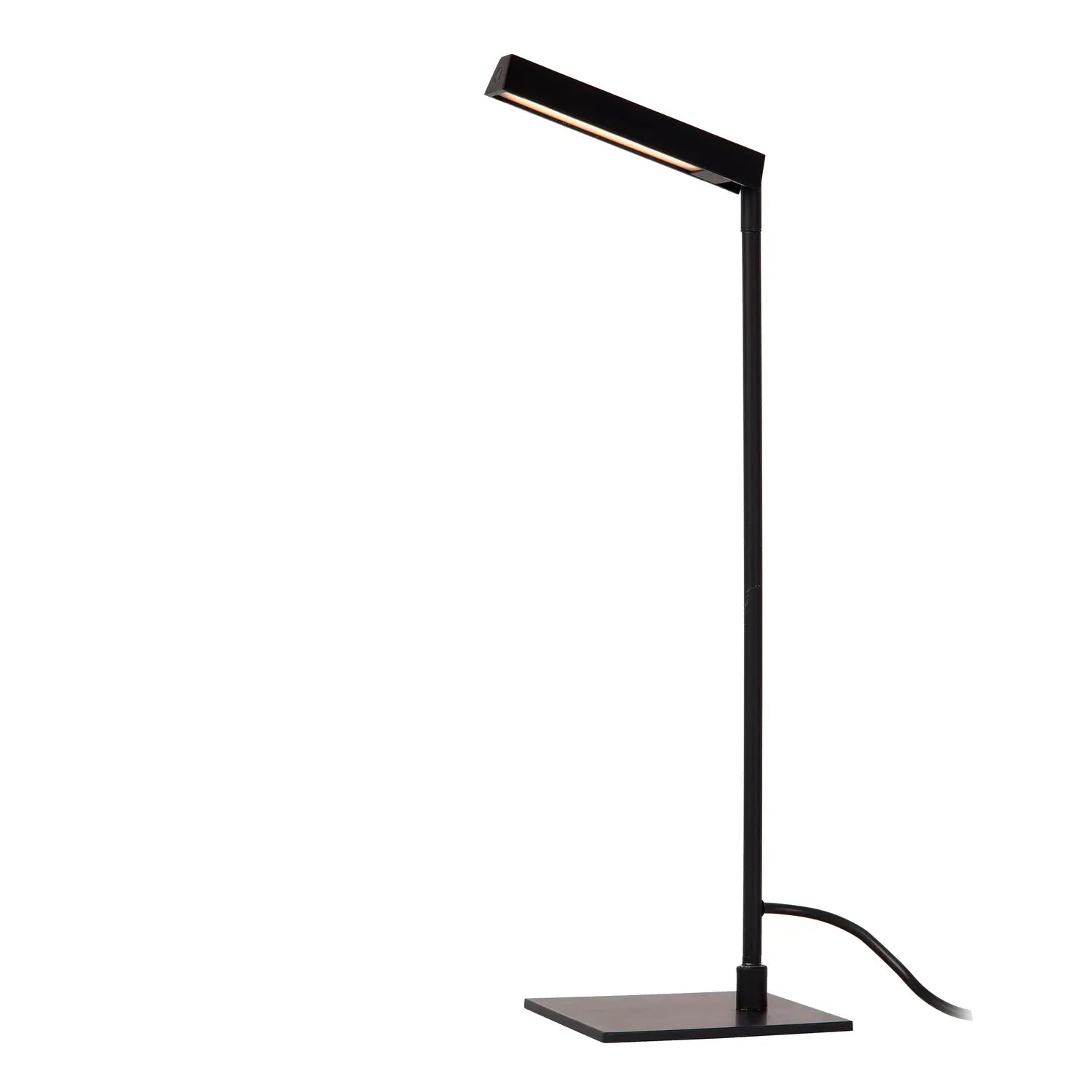 B-Ware Lucide Led Tischleuchte Schreibtischlampe Lavale Schwarz Dimmbar Höhe 42 Cm - 5411212441614
