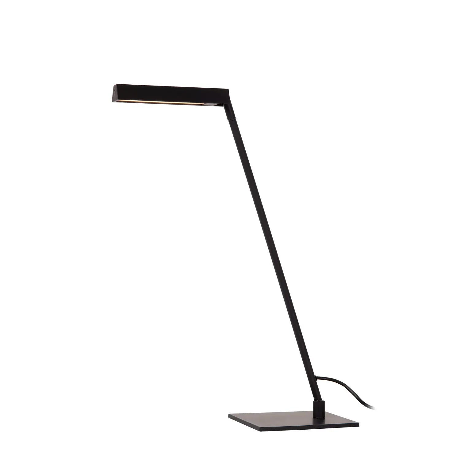 B-Ware Lucide Led Tischleuchte Schreibtischlampe Lavale Schwarz Dimmbar Höhe 42 Cm - 5411212441614