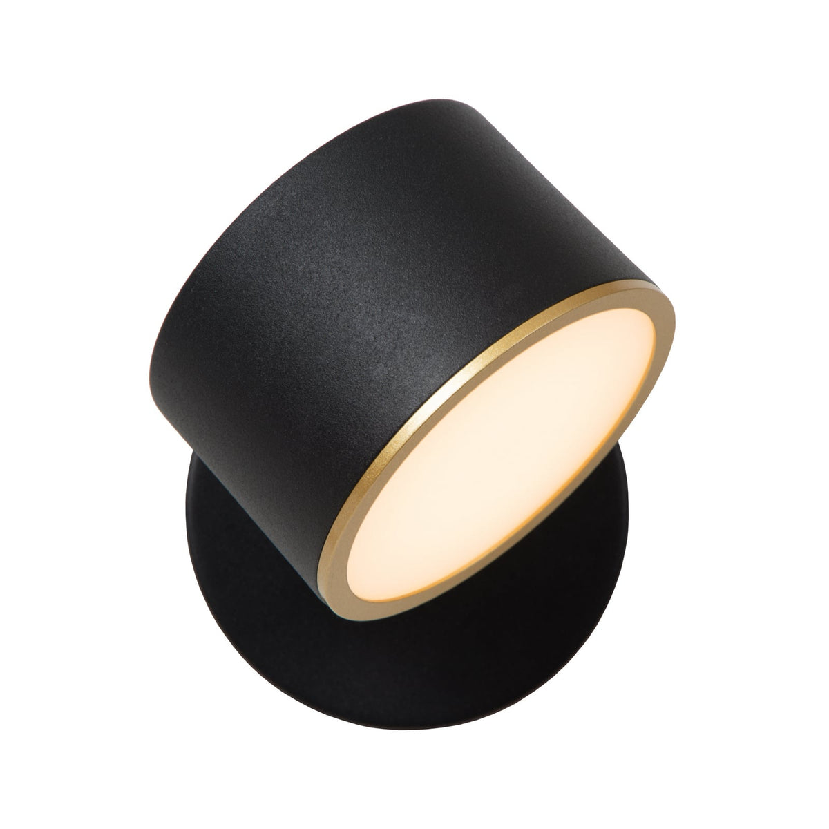 Lucide Wandleuchte Wandlampe Gian LED schwarz Metall Touchdimmer 2700 K Ra90873 - 5411212441997
