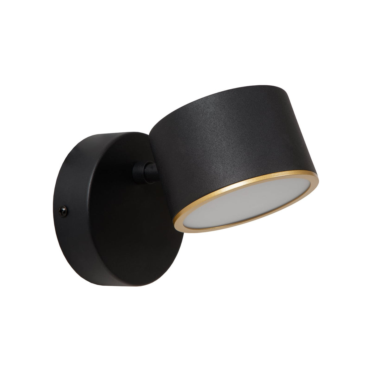 Lucide Wandleuchte Wandlampe Gian LED schwarz Metall Touchdimmer 2700 K Ra90873 - 5411212441997