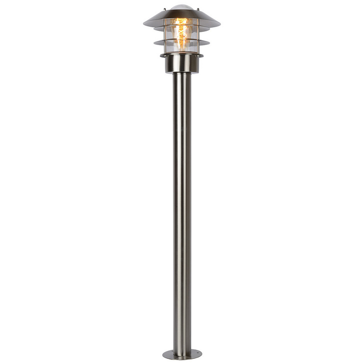 Lucide Pollerleuchte Sockelleuchte Zico Chrom Matt Ip44 Lampe Siehe Text/Foto B-Ware - 5411212114808