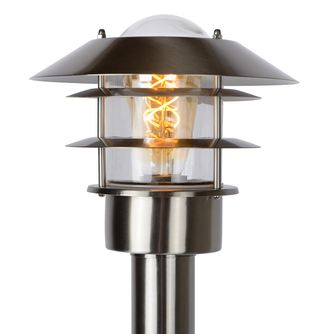 Lucide Pollerleuchte Sockelleuchte Zico Chrom Matt Ip44 Lampe Siehe Text/Foto B-Ware - 5411212114808
